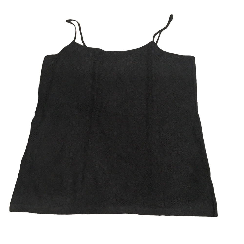 Black Ann TaylorLace Tank Top XLarge